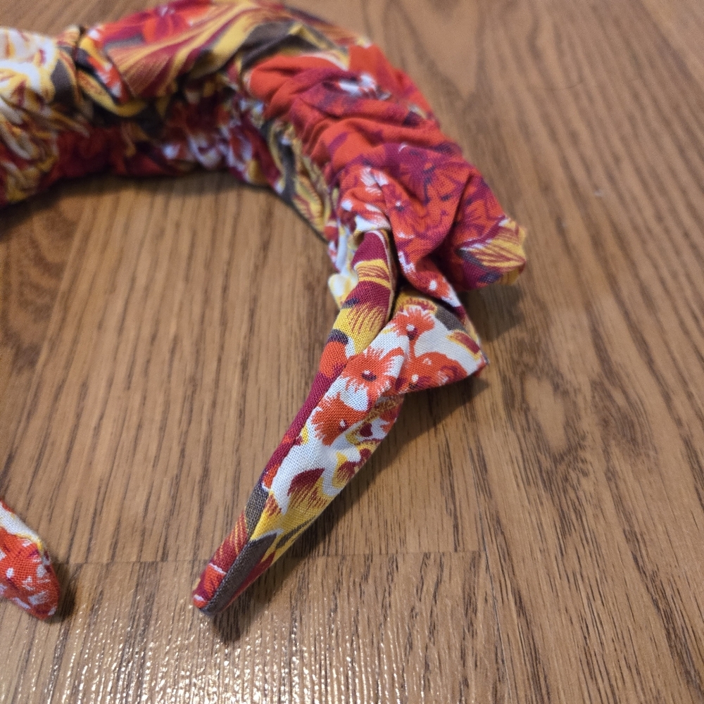 Fly By Night Crown Floral Headband Scrunchie Hair Accessory Artisan Boho Classic - Picture 6 of 8